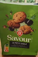Le petit sablé Olive noire & herbes de Provence