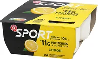Yaourt sport citron protéiné