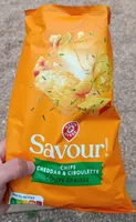Chips saveur cheddar & ciboulette