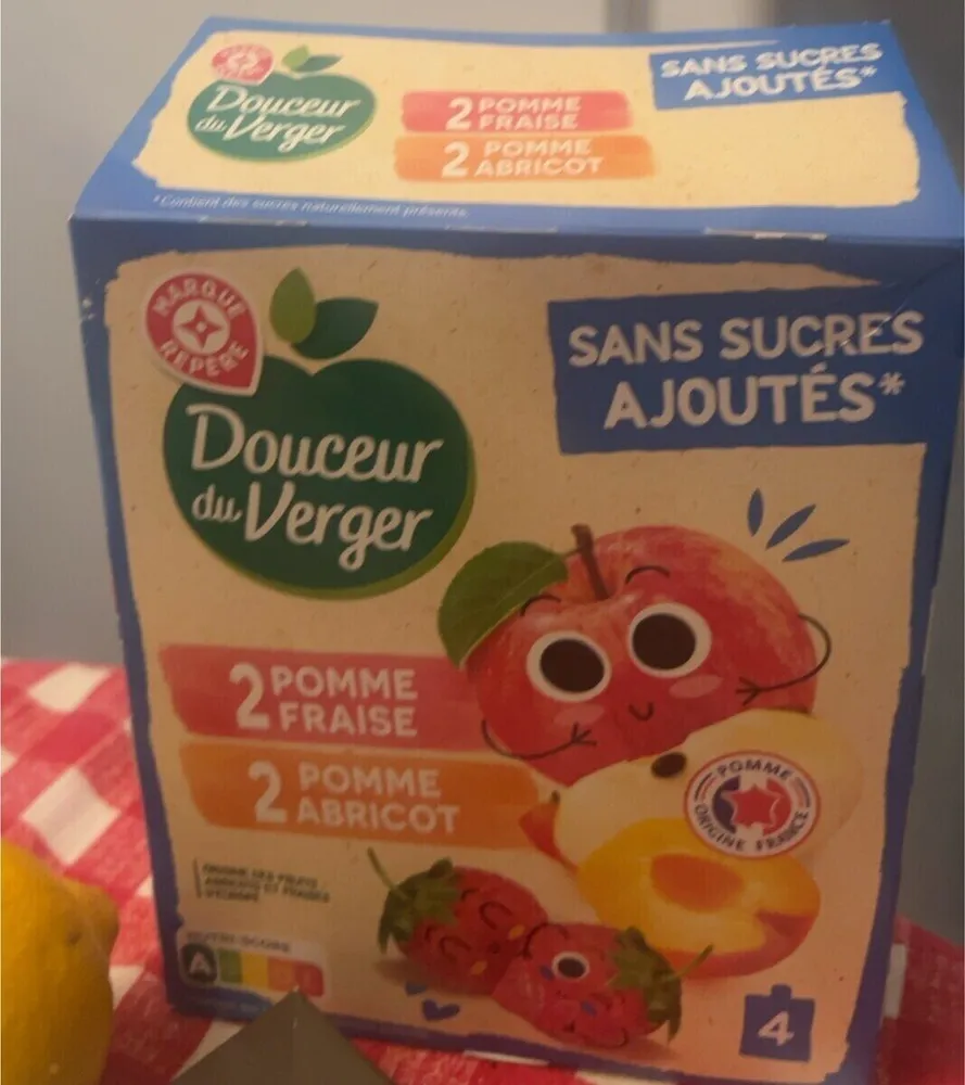 2 POMME FRAISE 2 POMME ABRICOT