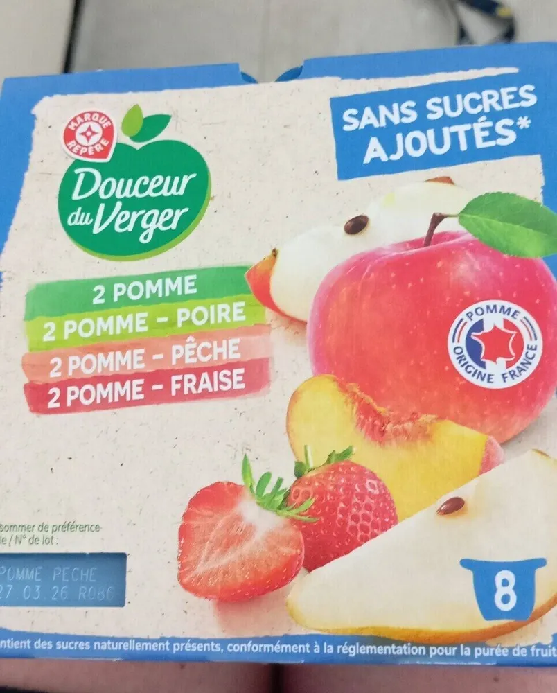 2 POMME
2 POMME - POIRE
2 POMME - PÊCHE
2 POMME - FRAISE