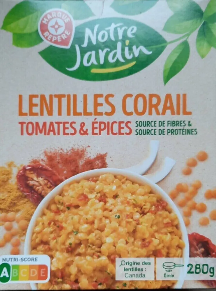 LENTILLES CORAIL TOMATES & ÉPICES