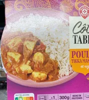 Poulet tikka massala et riz