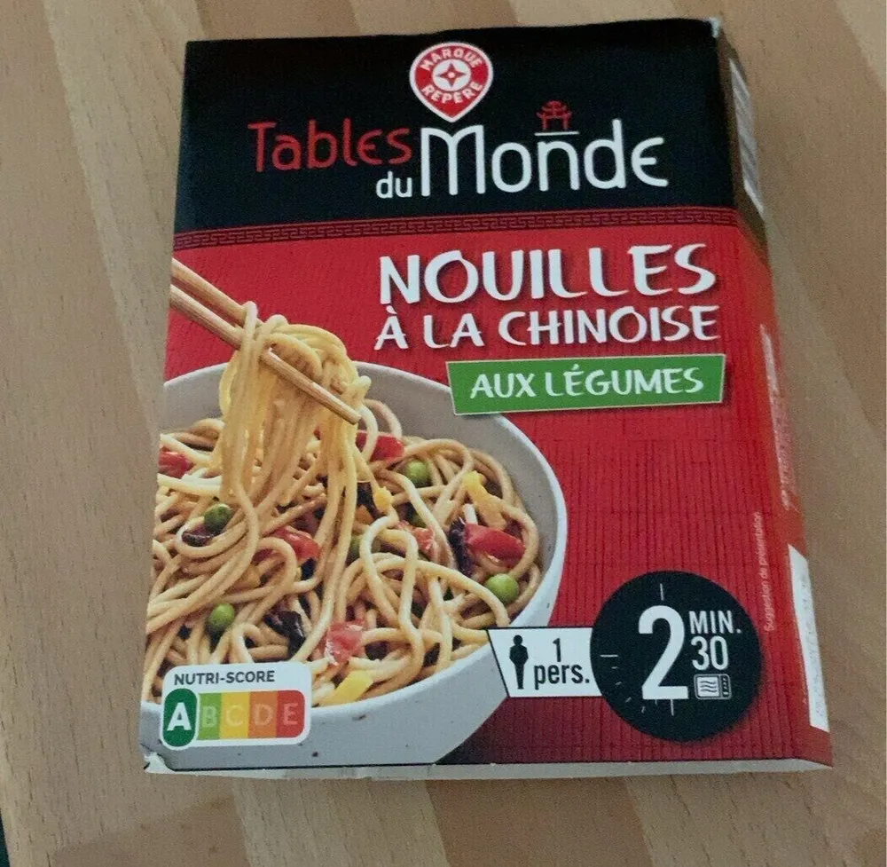 Nouilles à la chinoise aux légumes