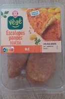 Escalopes panées VÉGÉTAL BLÉ