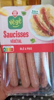 Saucisses VÉGÉTAL BLÉ & POIS
