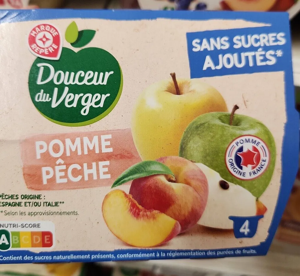 Douceur du verger pomme pêche