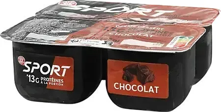 Sport crème dessert 13g protéines chocolat