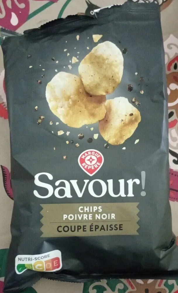 CHIPS POIVRE NOIR COUPE ÉPAISSE