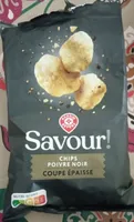 CHIPS POIVRE NOIR COUPE ÉPAISSE