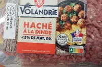 HACHÉ À LA DINDE <5% DE MAT. GR.