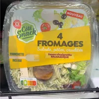 4 fromages salade pâtes crudités