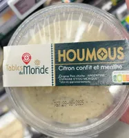 Houmous citron confit et menthe