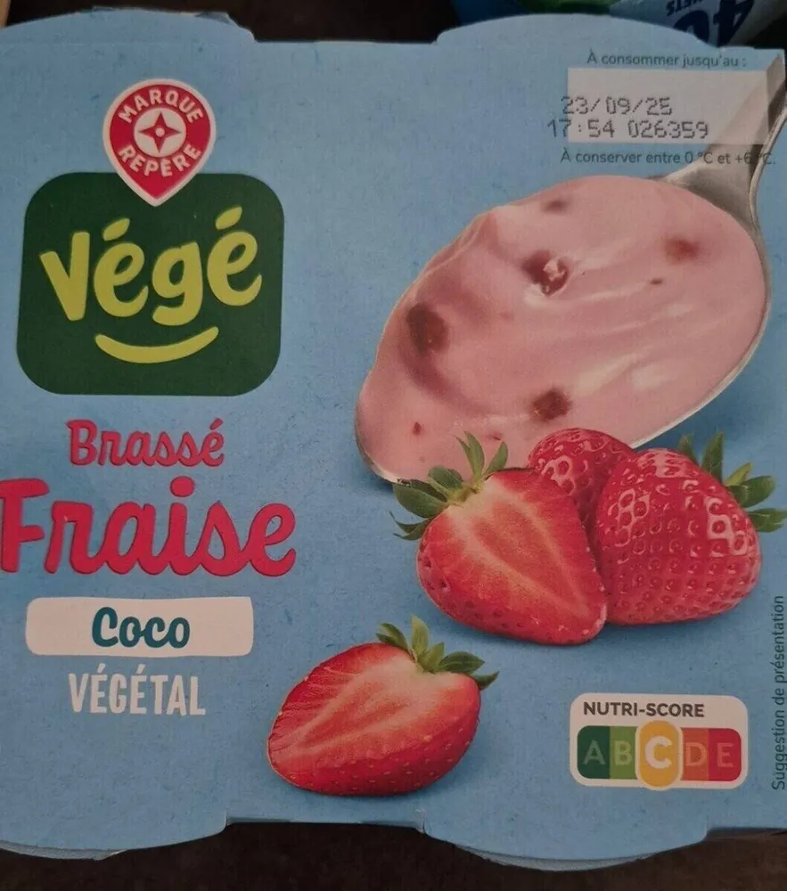 Brassé fraise coco