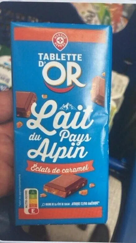 Chocolat Lait Eclats de caramel