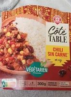 Chili sin carne et riz