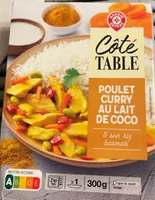 Poulet curry au kait de coco