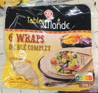 6 Wraps de blé complet