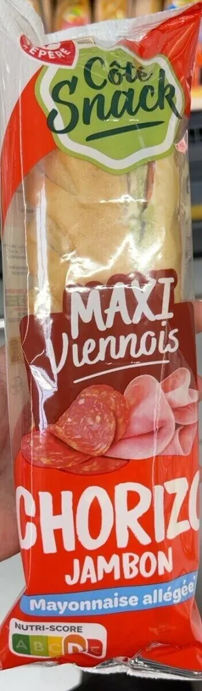 Chorizo jambon maxi viennois