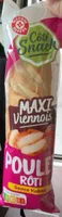 Sandwich maxi viennois, poulet rôti, sauce kebab