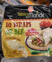 10 wraps de blé