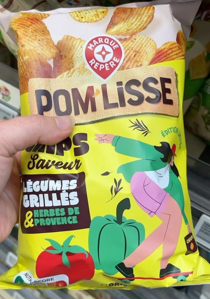 Chips saveurs légumes grilles
