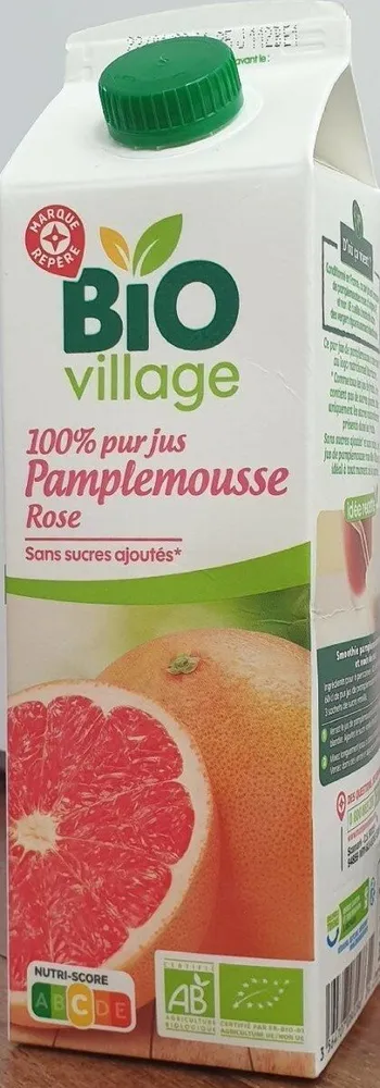 100% pur jus pamplemousse rose