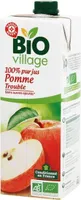 100% pur jus de pomme trouble