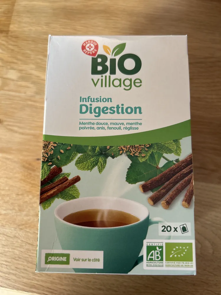 Infusion après repas (menthe/anis/mauve/réglisse) x 20 sachets