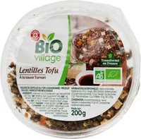Lentilles tofu