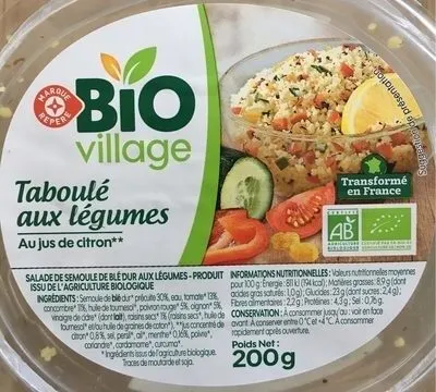 Taboulé aux légumes