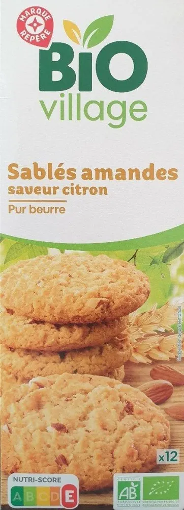 Sablés amandes saveur citron