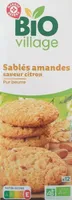 Sablés amandes saveur citron