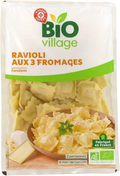 Ravioli bio aux 3 fromages