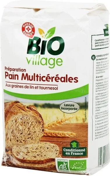 Préparation pour pain multi-céréales