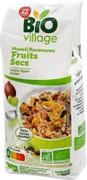 Muesli floconneux fruits secs Raisins figues abricots graines