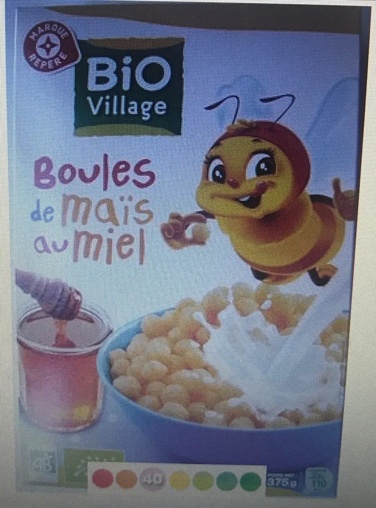 Bio village - Boules de maïs au miel