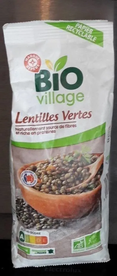 Lentilles vertes Bio - 500 g - Bio Village