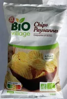 Chips paysannes craquantes et dorées bio