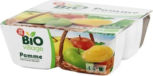 Bio village - Pomme sans sucres ajoutés