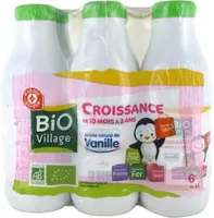 Lait de croissance bio bouteille