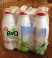 Lait entier UHT bio
