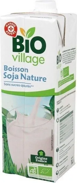 Boisson bio au soja nature