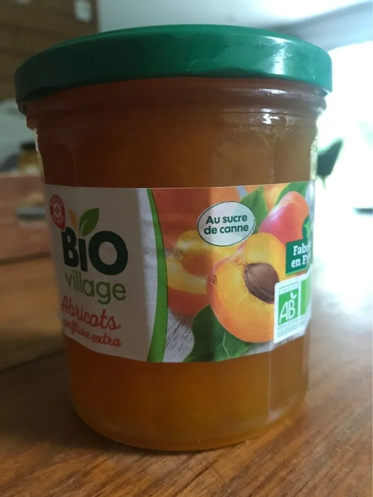 Confiture extra d'abricots bio