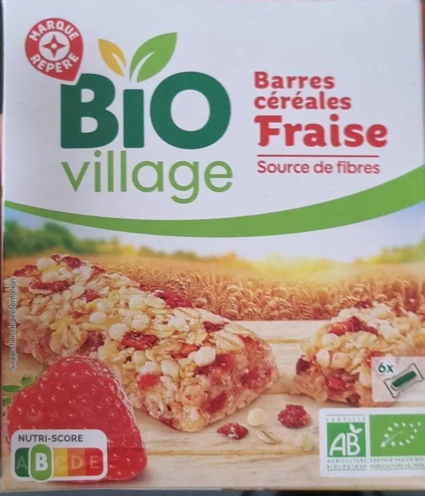 Barres céréales Fraise