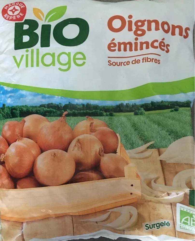 Oignons émincés bio