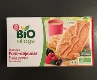Biscuits petit-déjeuner fruits rouges