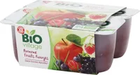 Purée de fruits pomme et fruits rouges sans sucres ajoutés x 4