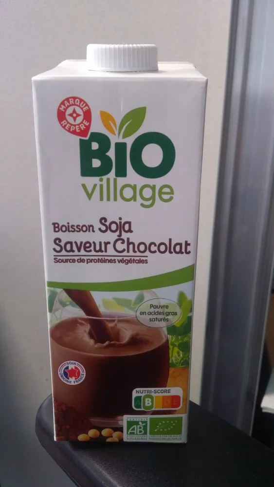 Boisson soja au chocolat