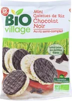 Mini galettes de riz bio chocolat noir